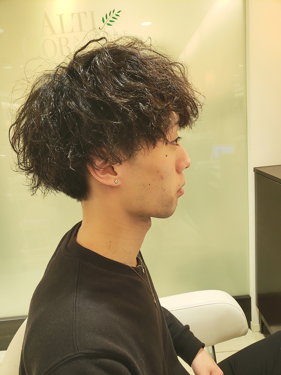 ゆるめのスパイラルパーマ 色気マッシュ アルティコア